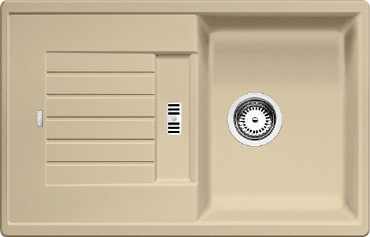 Blanco Zia Кухонная мойка, встр. сверху 78x50x19h, цвет: бежевый 514728