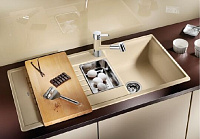 Blanco Zia Кухонная мойка, встр. сверху 100x50x19h, цвет: бежевый 514743