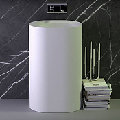 Knief Pearl Раковина напольная 50х40х90h см, K-Stone, цвет: белый матовый 0600-051-01/bi matt