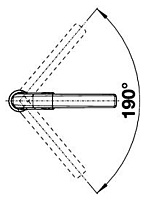 Blanco Avona-S Смеситель для кухни, выдвиж. излив, цвет: хром 521277
