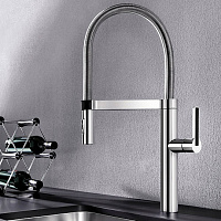 Blanco Culina-S Смеситель для кухни, выдвижн. излив, цвет: хром 517597
