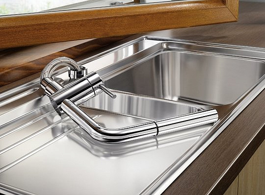 Blanco Linus-S Смеситель для кухни, выдв. излив, цвет: антрацит 512402