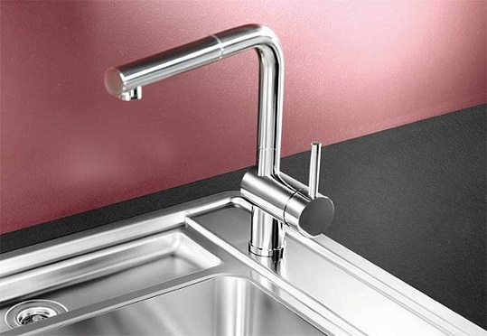 Blanco Linus-S Смеситель для кухни, выдв. излив, цвет: антрацит 512402