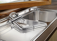 Blanco Linus-S Смеситель для кухни, выдв. излив, цвет: антрацит 512402