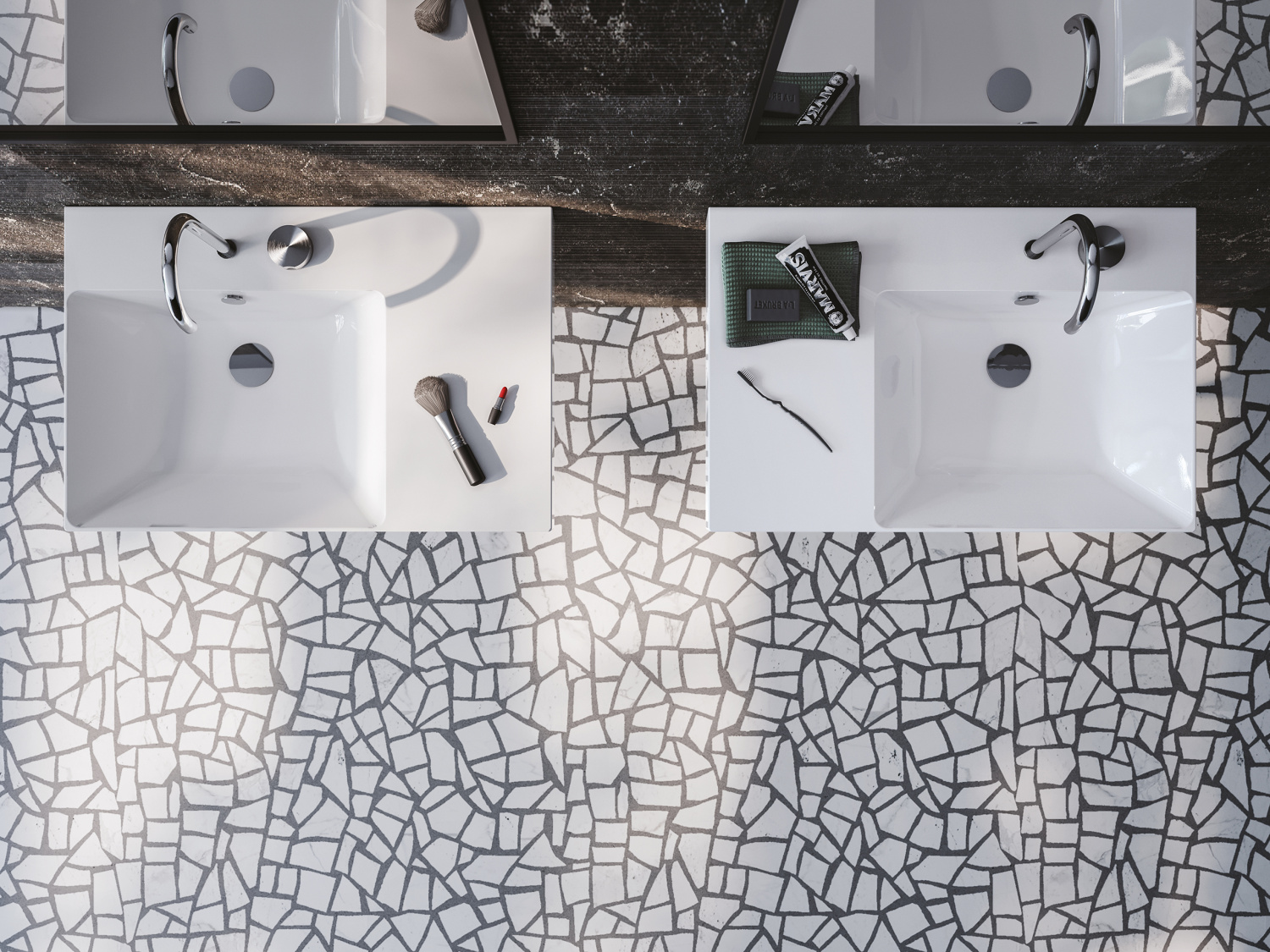 Catalano Comfort Раковина подвесная 75x50x17h см, с переливом, покр. Cataglaze, цвет: белый глянц. 0120790001