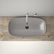 Catalano Alvea Раковина встраиваемая сверху 75x40 см, без перелива, Cataglaze, цвет: цемент матовый 0624750023