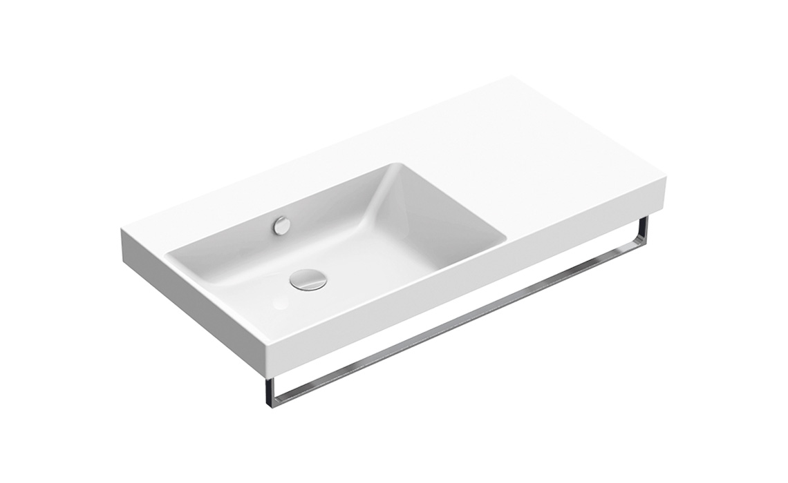 Catalano Comfort Раковина подвесная 100x50x17h см, с переливом, покр. Cataglaze, цвет: белый глянц. 0121040001