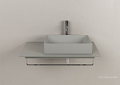 Catalano Zero Раковина чаша 60x35x13h см, без перелива, покрытие Cataglaze, цвет: цемент матовый 0222600023
