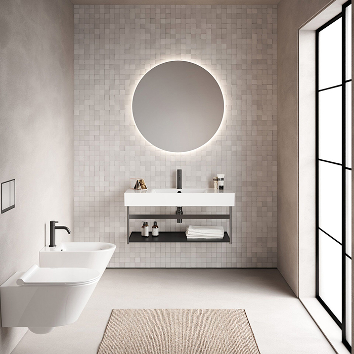 Catalano Comfort Раковина подвесная 100x47x15,5h см, с переливом, покр Cataglaze, цвет: белый глянц. 0221010001