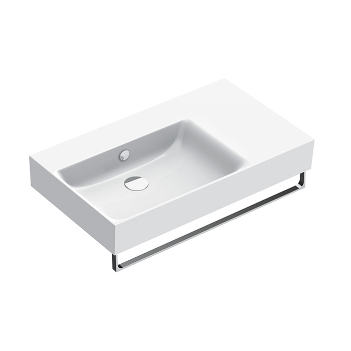 Catalano Comfort Раковина подвесная 80x47x15,5h см, с переливом, покр. Cataglaze, цвет: белый глянц. 0220840001