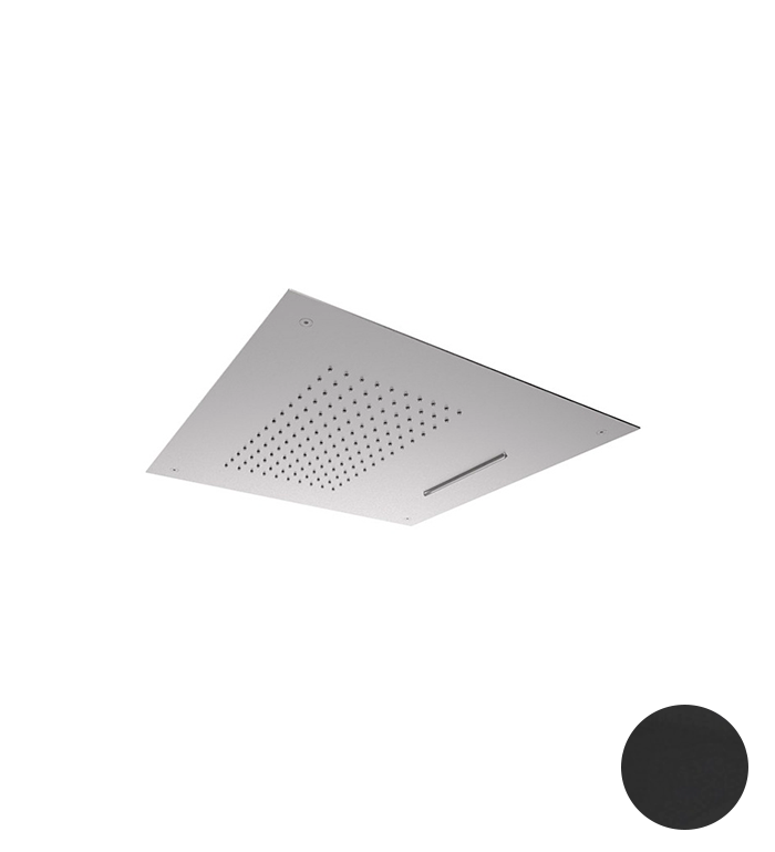 Almar Square 500 Потолочный душ 49,8х49,8 см, встраиваемый, 2 режима, цвет: matt black E044109.MB