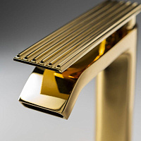 Treemme Ios Смеситель для раковины, на 1 отв., цвет: золото 24k IT2A11DDRMZZ