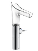 Axor Starck V Смеситель для раковины высокий на 1 отверстие с донным клапаном, цвет: хром 12114000
