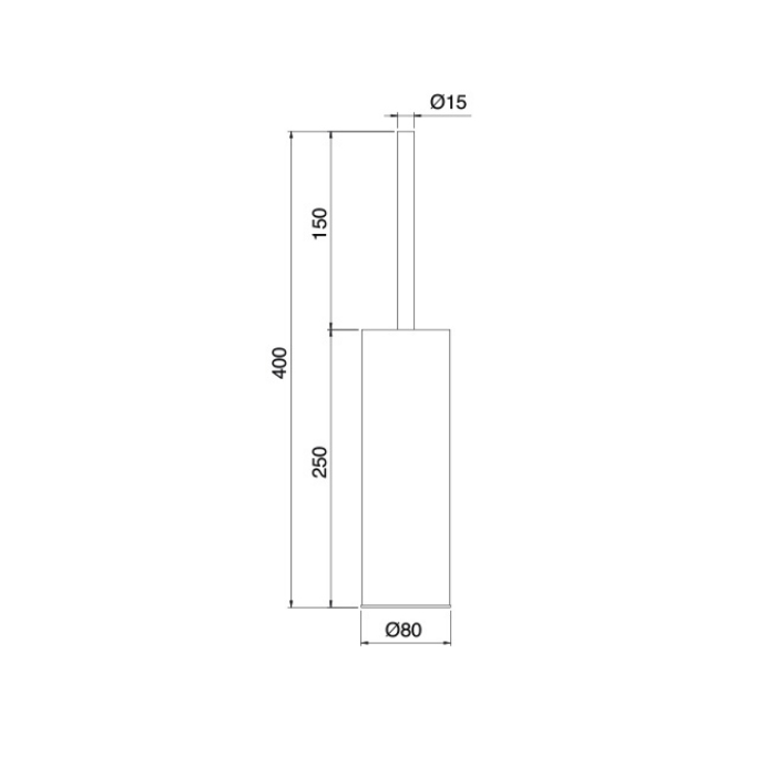 Treemme Filo Ершик подвесной, цвет: черный IT2Z13NNZZZZ