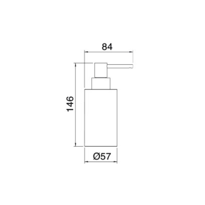 Treemme Filo Дозатор для жидкого мыла, настольный, цвет: золото RWIT1Z40DD01