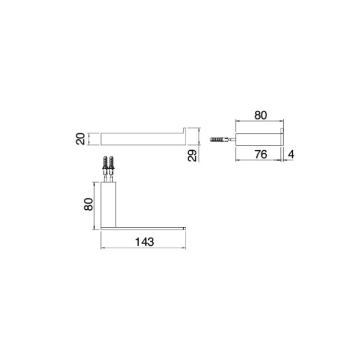 Treemme Quadra Держатель для туалетной бумаги, подвесной, цвет: хром IT1Z01CCZZZZ