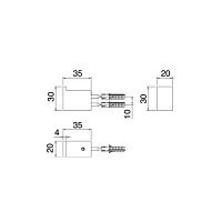 Treemme Quadra Крючок, цвет: золото IT1Z11DDZZZZ