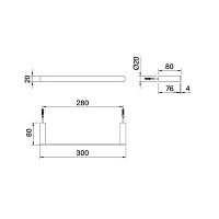 Treemme Tonda Полотенцедержатель 30 см, цвет: золото IT2Z24DDZZZZ