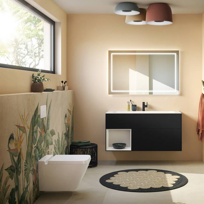 Villeroy & Boch Viconnect Панель смыва для унитаза, цвет: черный матовый 922490AN