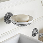 Sbordoni Flora Мыльница с керамической чашей, подвесная, цвет: хром FL100CR