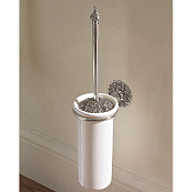 Sbordoni Flora Ершик для унитаза подвесной с керамической колбой, цвет: никель FL111NI