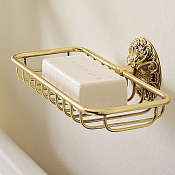 Sbordoni Flora Навесная мыльница-решётка для ванны/душа, цвет: латунь глянцевая FL114OL