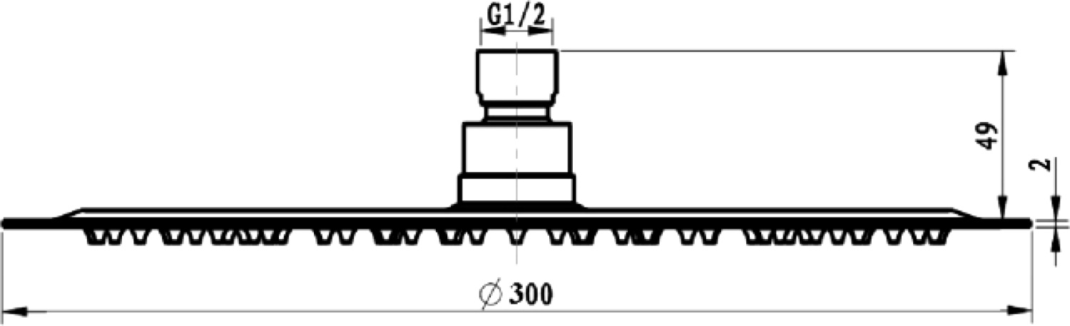 Villeroy & Boch Верхний душ, 30х30хh5,1 см, цвет: хром TVC00040130061