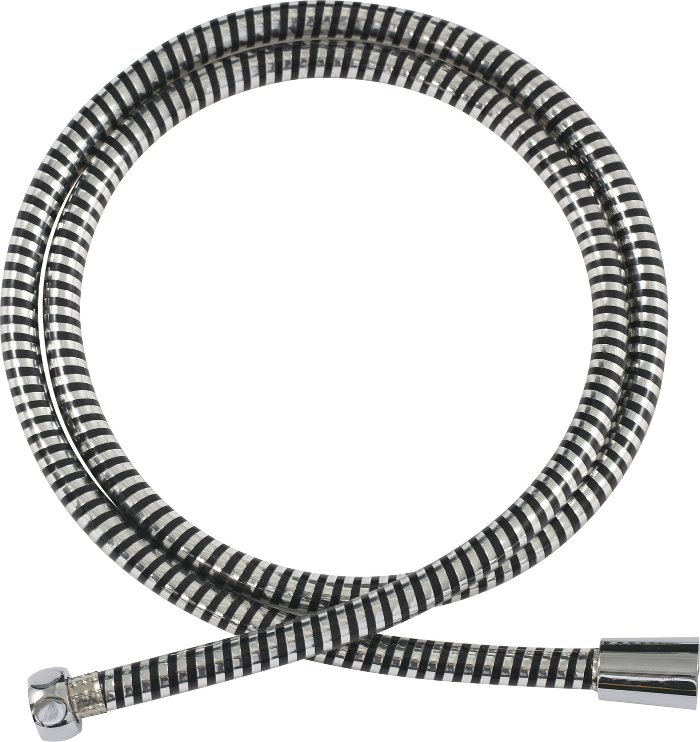 Bravat Душевой шланг, 150 см, цвет: хром / черный P7233CP-RUS