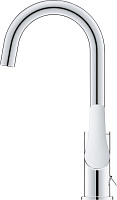 Grohe Eurosmart Смеситель для раковины высокий, без д/к, высота излива 20,8 см, цвет: хром 23743003