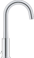Grohe Eurosmart Смеситель для раковины высокий, без д/к, высота излива 20,8 см, цвет: хром 23743003