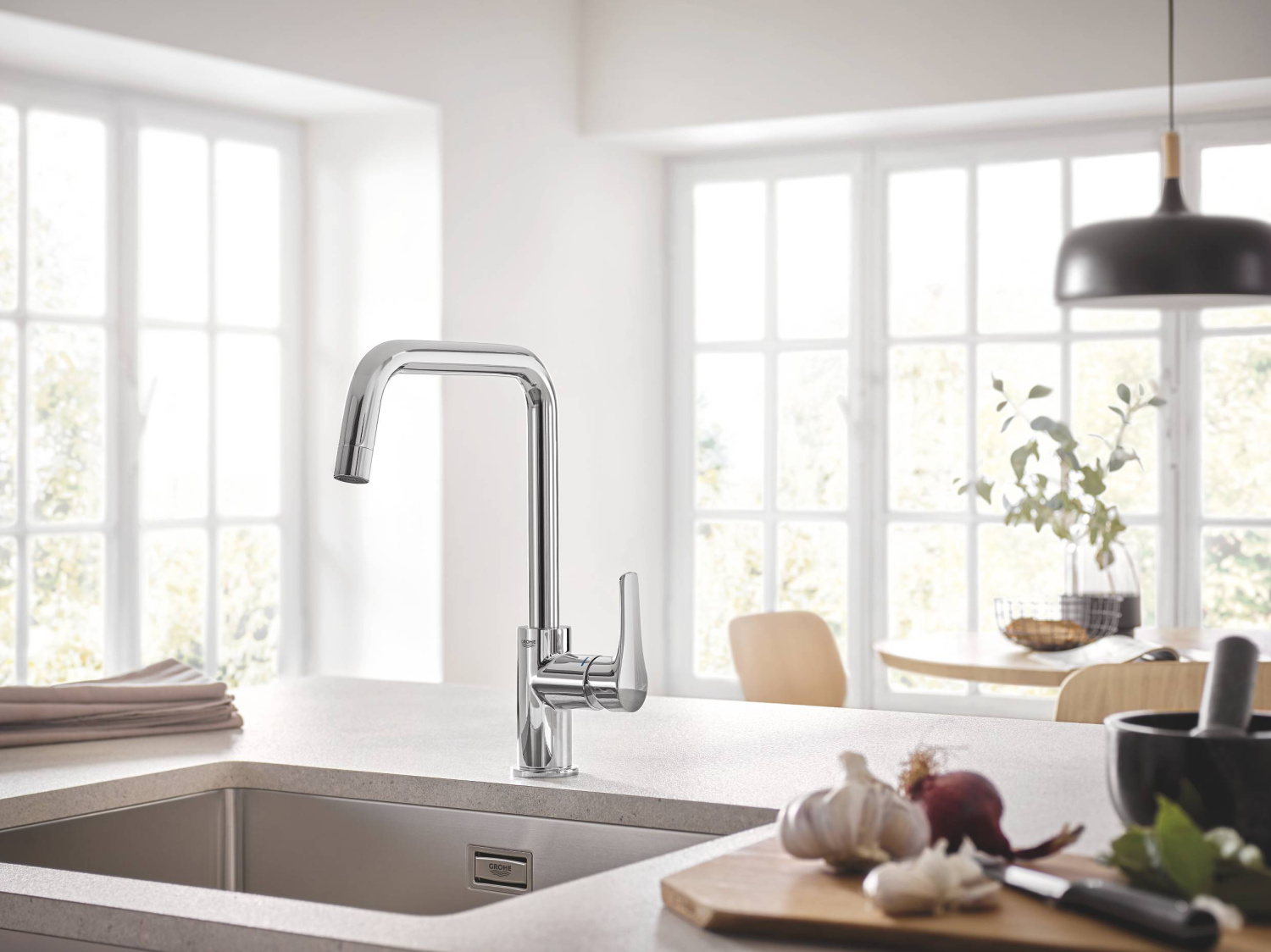 Grohe Eurosmart Смеситель для кухни, цвет: хром 30567000