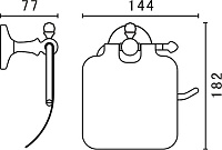 Art&Max Antic Держатель для туалетной бумаги, цвет: бронза AM-E-2683Q