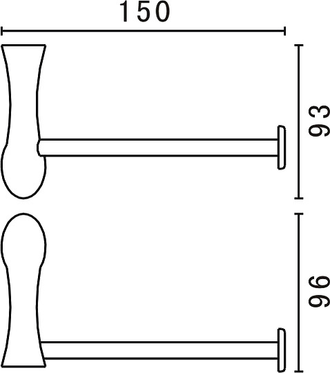 Art&Max Elegant Держатель для туалетной бумаги, цвет: хром AM-E-1583