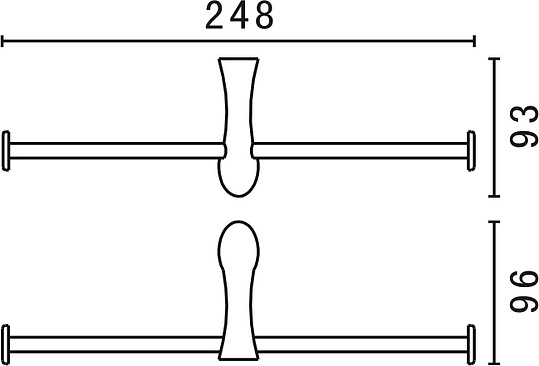 Art&Max Elegant Держатель для туалетной бумаги, цвет: хром AM-E-1583B