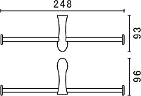Art&Max Elegant Держатель для туалетной бумаги, цвет: хром AM-E-1583B