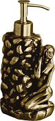 Art&Max Juno Дозатор для жидкого мыла настольный, латунная колба, цвет: бронза AM-B-0071A-B