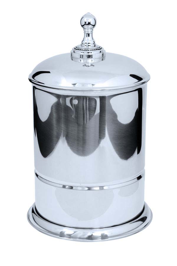 Boheme Brillante Ведро с крышкой напольное, 5 литров, цвет: chrome 10437