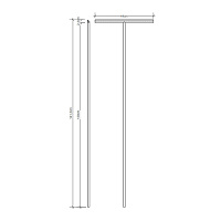 Decor Walther Easy XL Cкребок, цвет: хром 0902400