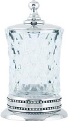 Boheme Brillante Стакан для хранения 8,5x8,5 см, стеклянная колба, цвет: chrome 10444
