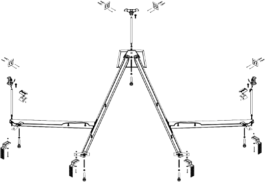 Cezares Plitvice Каркас для ванны 140x41h см, цвет: хром PLITVICE-MF