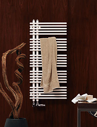 Zehnder Yucca Star Полотенцесушитель водяной 50x12,3x108,8h см, цвет: белый  белый YAS-120-050