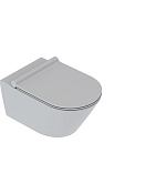 Catalano Zero Унитаз подвесной безободковый 35x55 см, смыв торнадо, Twinglaze, цвет: цемент матовый 0111550023