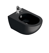 Catalano Sfera Биде подвесное 35x54 см, 1 отв, с переливом, покрытие Cataglaze, цвет: черный матовый 1BSF54NS