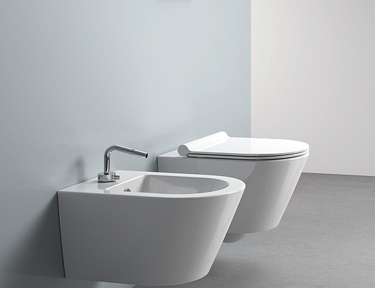 Catalano Zero Биде подвесное 35x50 см, 1 отв, с переливом, покрытие Cataglaze, цвет: белый глянцевый 0118501001