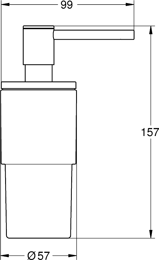 Grohe Atrio New Дозатор для жидкого мыла, подвесной, цвет: сталь 40306AL3