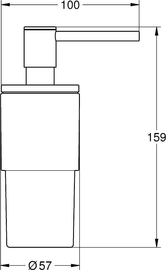 Grohe Atrio New Дозатор для жидкого мыла, подвесной, цвет: медь 40306DA3