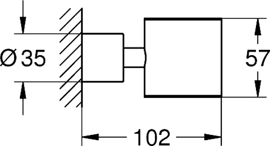 Grohe Atrio New Дозатор для жидкого мыла, подвесной, цвет: медь 40306DA3