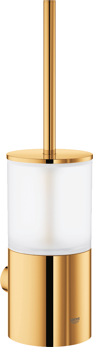 Grohe Atrio New Ершик для унитаза подвесной, со стеклянной колбой, цвет: золото 40314GL3