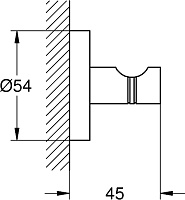 Grohe Essentials Крючок для полотенца, цвет: холодный рассвет 40364GL1