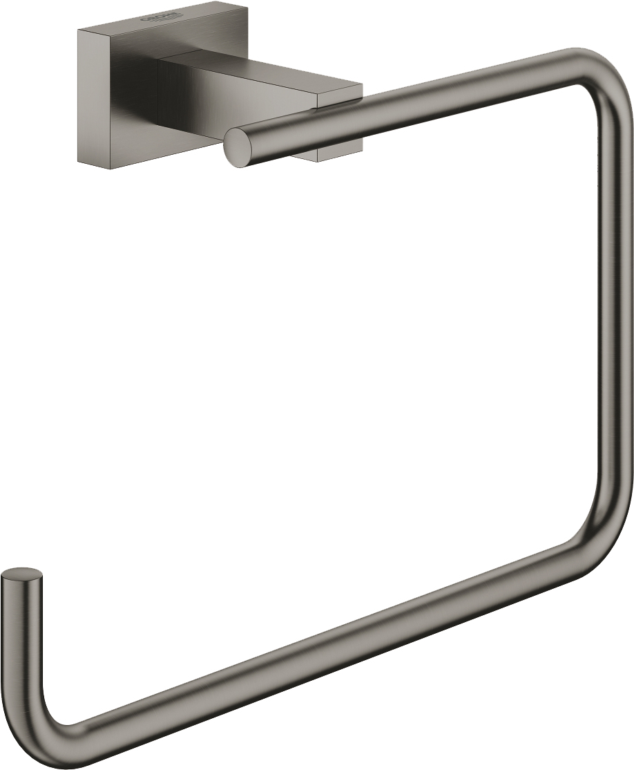 Grohe Essentials Cube Полотенцедержатель 18,6 см, цвет: темный графит, матовый 40510AL1